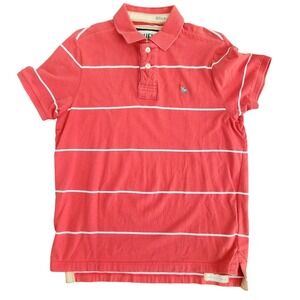 ⚓ RARE VINTAGE Ruehl No. 925 Striped Polo - XL - Red & White‎ Bulldog Y2K Preppy